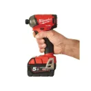 MILWAUKEE Akumulátorový rázový uťahovák M18 FQID-502 x 1/4" HEX (2 x 5,0 Ah batéria + nabíjačka)