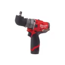 MILWAUKEE Akumulátorová príklepová vŕtačka M12 FPDXKIT-202 x (2 x 2,0 Ah batérie + nabíjačka)