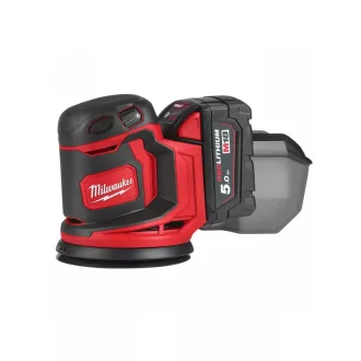   Akumulátorová vibračná brúska MILWAUKEE M18 BOS125-502B (2 x 5,0 Ah batérie + nabíjačka)
