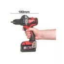 MILWAUKEE Akumulátorová príklepová vŕtačka M18 BLPD2-502 x (2 x 5,0 Ah batérie + nabíjačka)