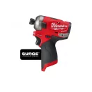 MILWAUKEE Akumulátorový rázový uťahovák M12 FQID-0 1/4" HEX (bez batérie + nabíjačky)