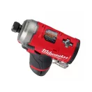 MILWAUKEE Akumulátorový rázový uťahovák M12 FQID-0 1/4" HEX (bez batérie + nabíjačky)