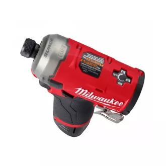   MILWAUKEE Akumulátorový rázový uťahovák M12 FQID-202 x 1/4" HEX (2 x 2,0 Ah batéria + nabíjačka)