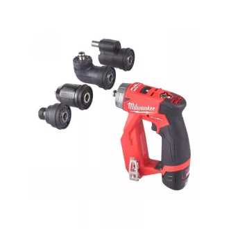   MILWAUKEE Akumulátorový vŕtací skrutkovač M12 FDDXKIT-202 x (2 x 2,0 Ah batérie + nabíjačka)