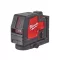 MILWAUKEE Akumulátorový krížový čiarový laser L4 CLL-301C (1 x 3,0 Ah batéria + USB nabíjací kábel)