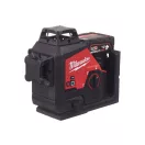 MILWAUKEE Akumulátorový 3-rovinový laser M12 3PL-401C (1 x 4,0 Ah batéria + nabíjačka)