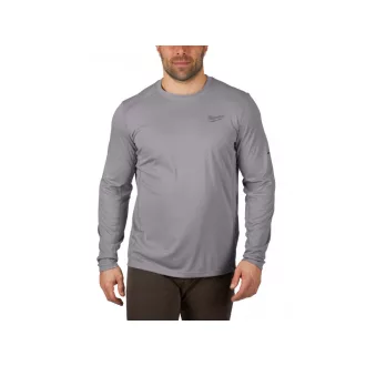   Technické tričko MILWAUKEE s dlhým rukávom sivá WWLSG-M WORKSKIN™