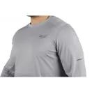 Technické tričko MILWAUKEE s dlhým rukávom sivá WWLSG-XL WORKSKIN™