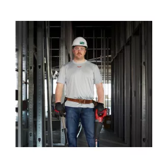   Technické tričko MILWAUKEE s krátkym rukávom sivá WWSSG-XL WORKSKIN™