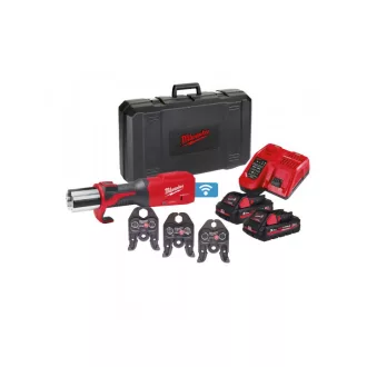   Akumulátorový lis MILWAUKEE M18 ONEBLHPT-302C V-SET bez uhlíkovej kefky (2 x 3,0 Ah batérie + nabíjačka)