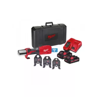   MILWAUKEE Akumulátorový lis M18 ONEBLHPT-302C M-SET bez uhlíkovej kefky (2 x 3,0 Ah batérie + nabíjačka)