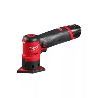  MILWAUKEE Akumulátorová trojuholníková brúska M12 FDSS-422 x (1 x 4,0 Ah batéria + 1 x 2,0 Ah batéria + nabíjačka)