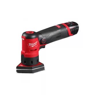   MILWAUKEE Akumulátorová trojuholníková brúska M12 FDSS-422 x (1 x 4,0 Ah batéria + 1 x 2,0 Ah batéria + nabíjačka)