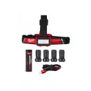 MILWAUKEE nabíjateľná LED čelovka L4HLRP-301 (1 x 3,0 Ah batéria + USB nabíjací kábel)