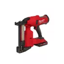 MILWAUKEE Akumulátorová zošívačka na stavbu plotov M18 FFUS-302C (2 x 3,0 Ah batérie + nabíjačka)