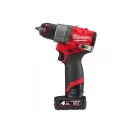 MILWAUKEE Akumulátorový vŕtací skrutkovač M12 FDD2-402 x (2 x 4,0 Ah batéria + nabíjačka)