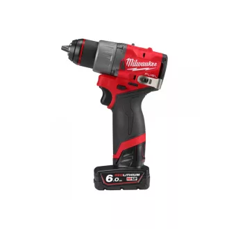   MILWAUKEE Akumulátorový vŕtací skrutkovač M12 FDD2-602 x (2 x 6,0 Ah batéria + nabíjačka)