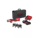 MILWAUKEE Akumulátorový hydraulický lis M18 BLHPT-202C Geberit Mapress Set (2 x 2,0 Ah batéria + nabíjačka)