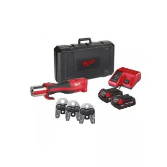   MILWAUKEE Akumulátorový hydraulický lis M18 BLHPT-202C Geberit Mapress Set (2 x 2,0 Ah batéria + nabíjačka)