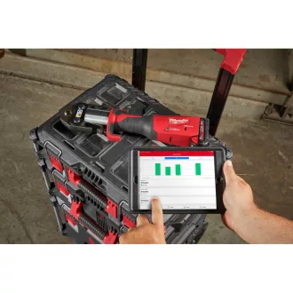  Akumulátorový hydraulický lis MILWAUKEE M18 ONEBLHPT-302C Geberit Mapress Set (2 x 3,0 Ah batéria + nabíjačka)