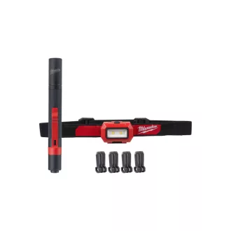 MILWAUKEE Alkalická LED čelovka + baterka HL2IPL-LED