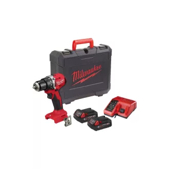   MILWAUKEE Akumulátorový vŕtací skrutkovač M18 BLPDRC-202C (2 x 2,0 Ah batéria + nabíjačka)