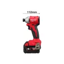 MILWAUKEE Akumulátorový rázový uťahovák M18 BLIDRC-402C (2 x 4,0 Ah batéria + nabíjačka)