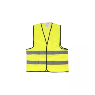 Vesta s reflexnými pruhmi FLUO žltá XXL