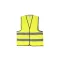 Vesta s reflexnými pruhmi FLUO žltá XXL