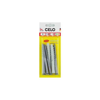   CELO Plastová hmoždinka do dutého materiálu HBR 10 x 135 + skrutka 7,0 x 142 (5 ks)