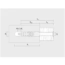 CELO Plastová hmoždinka so skrutkou R 10-80 TX (5 ks)