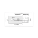 CELO Plastová hmoždinka so skrutkou R 10-80 TX (5 ks)