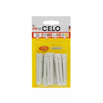 CELO FX 12 univerzálne nylonové hmoždinky (6ks)