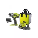 RYOBI Akumulátorový rázový uťahovák R18IW3-120S