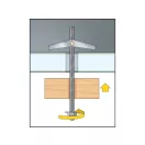 CELO pružinový vyklápací klin so skrutkami M3 x 90 (2 ks)