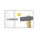 CELO Crackle kovová hmoždinka do sadrokartónu HRM 4-20 (5 ks)