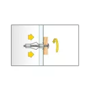 CELO BLISTER-HRM kovová chrumkavá hmoždinka do sadrokartónu 5-16 RH (4 ks)