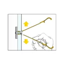 Silný T prvok CELO BTL do sadrokartónu + metrická skrutka M5 x 62 (4 ks)