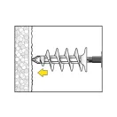 Hmoždinka do izolačného materiálu CELO IPL 60 so skrutkami 4,5 x 40 (4 ks)
