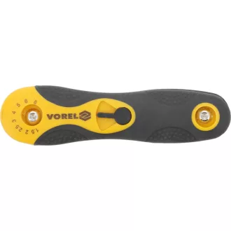   VOREL súprava imbusových kľúčov 8 dielov 1,5-8 mm skladacie
