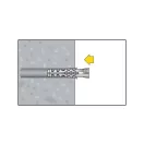 CELO NF 6 krídlová hmoždinka + 4,2 x 40 háková skrutka (5 ks)