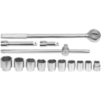 Sada nástrčných kľúčov 14 kusov 3/4" 22-50 mm