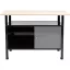 VOREL Skriňový pracovný stôl s 1 dverami 1160 x 600 x 830 mm