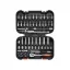 STHOR Sada nástrčných kľúčov 56 kusov 1/4" 4-13 mm CrV