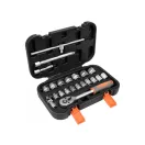 STHOR Sada nástrčných kľúčov 22 kusov 3/8" 6-22 mm