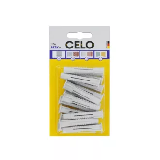   CELO MZK univerzálna hmoždinka do goliera plastová 8 x 49 (15 ks)