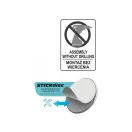 NÁSTENNÝ Nástenný vešiak samolepiaci dvojitý Steely