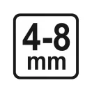 Zošívačka VOREL 4-8 mm