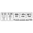 FALA Flexibilná pripojovacia hadica 1/2" x 3/8" 500 mm vnútorná-vonkajšia