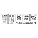 FALA Flexibilná pripojovacia hadica 1/2" x 3/8" 300 mm vnútorná-vonkajšia